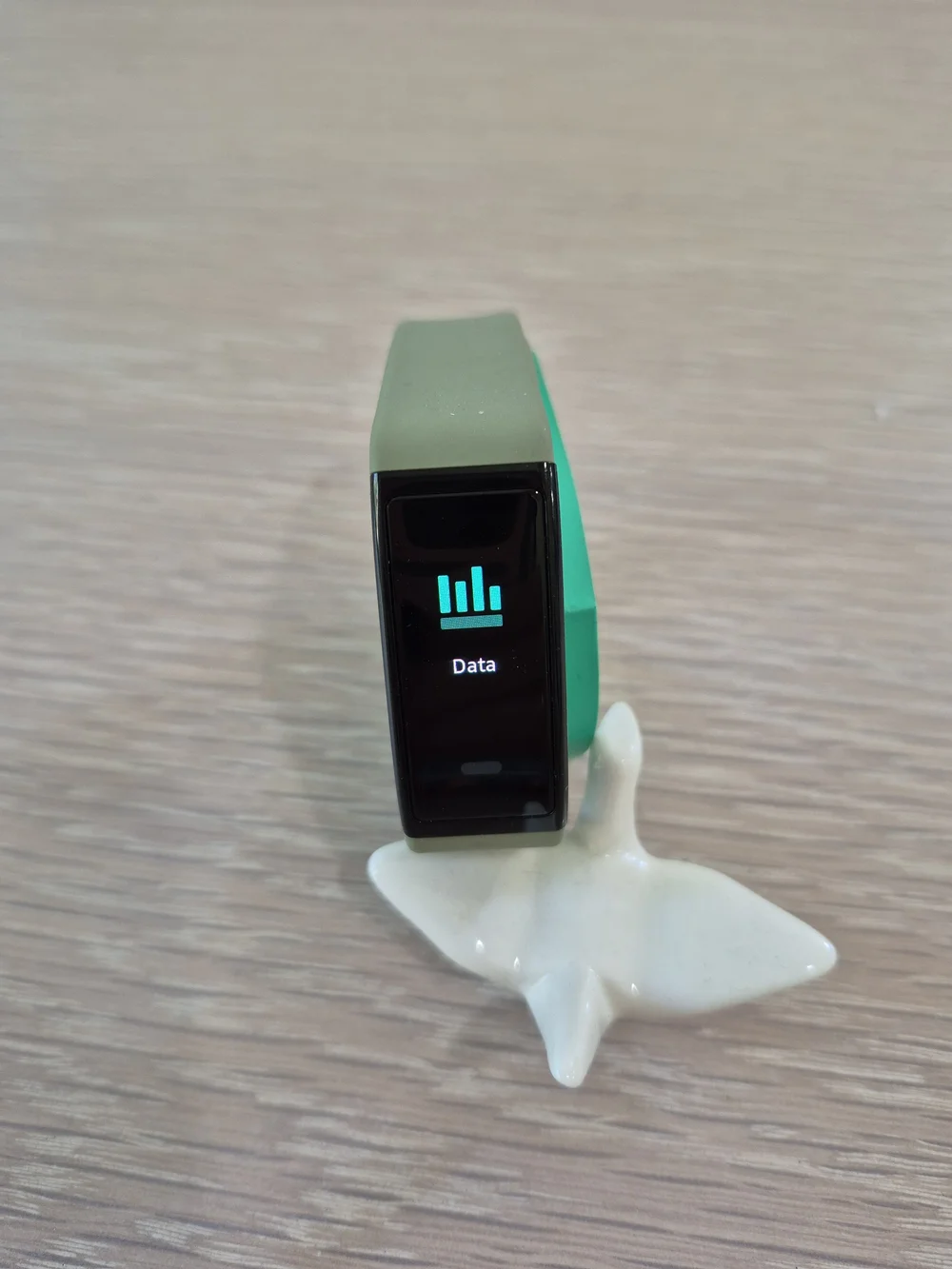 Smart Fitness Tracker Band in Olive Green with Touchscreen and Charger